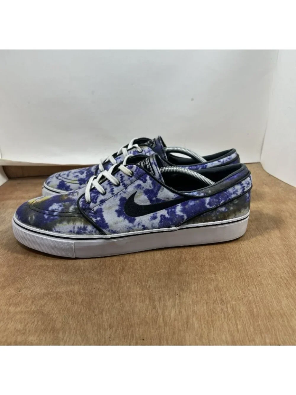 Nike SB Zoom Stefan Janoski Men Size 13 678472-104 Purple Tie Dye Skate Shoes